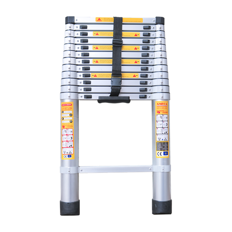 Thang Nhôm Xếp đơn đai Nhôm Ameca AMC-380D 13 Bậc, Tải Trọng 150kg, Bảo Hành 18 Tháng