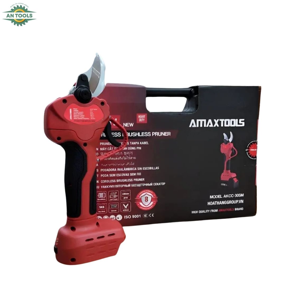 Kéo Cắt Cành Amaxtools AKCC-30SM Dùng Pin
