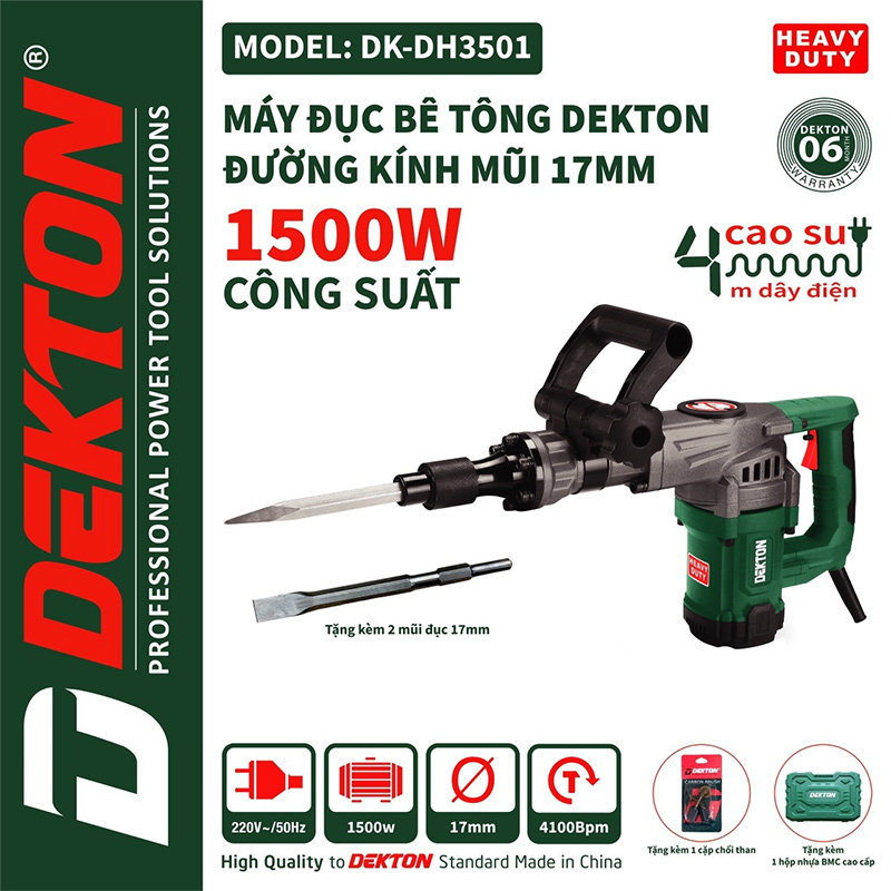 Máy đục Bê Tông DEKTON DK-DH3501 | AN TOOLS