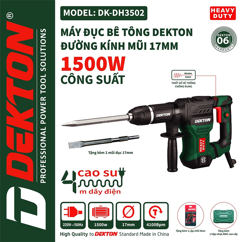 Máy đục Bê Tông DEKTON DK-DH3502 | AN TOOLS