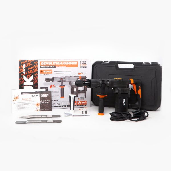 Máy đục Bê Tông (GEN 3) G3-HUK35, Công Suất 1600W, Lực đập 16J