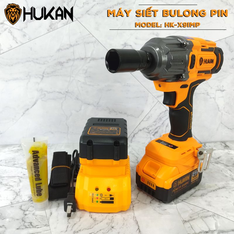 Bộ Máy Siết Bulong HUKAN Dùng Pin HK-X9IMP