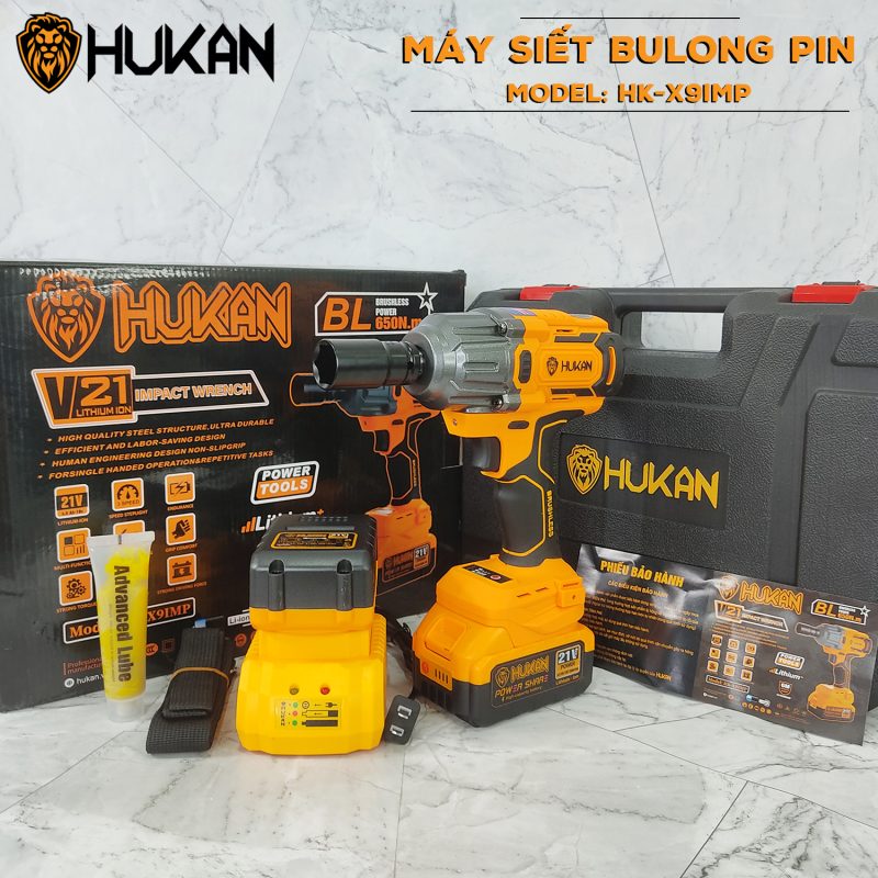 Máy Siết Bulong HUKAN đầu 2 Trong 1 HK-Z900