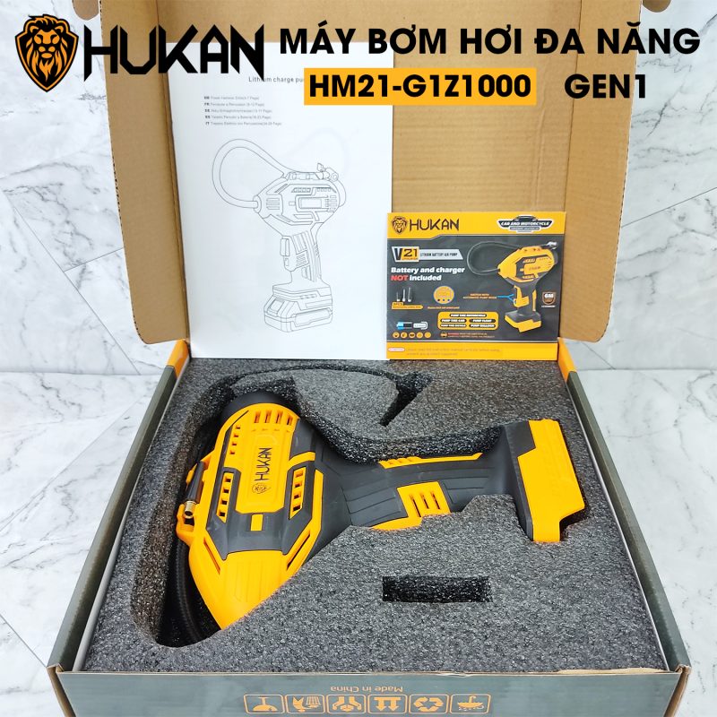 MÁY BƠM HƠI ĐA NĂNG HM21-G1Z1000 DÙNG PIN M21