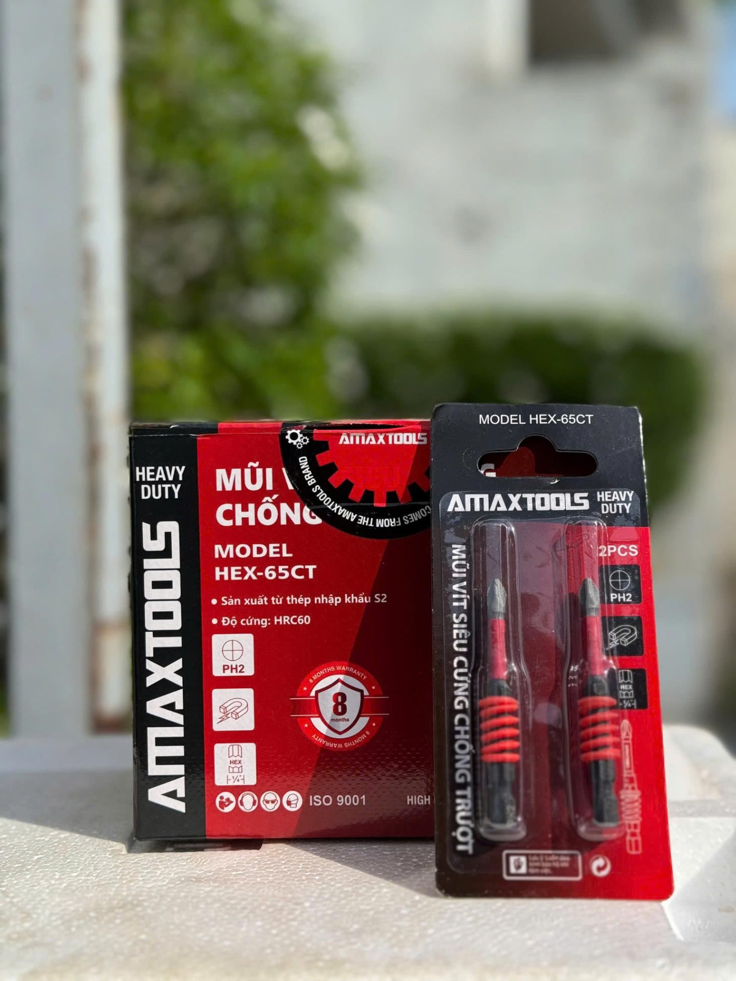 MŨI VÍT CHỐNG TRƯỢT AMAXTOOLS HEX 65CT