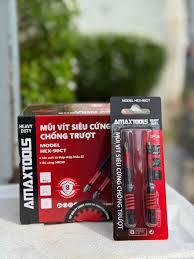 Mũi Vít Dài 90mm Amaxtools HEX-90CT ( Bộ 2 Cây ) Chính Hãng