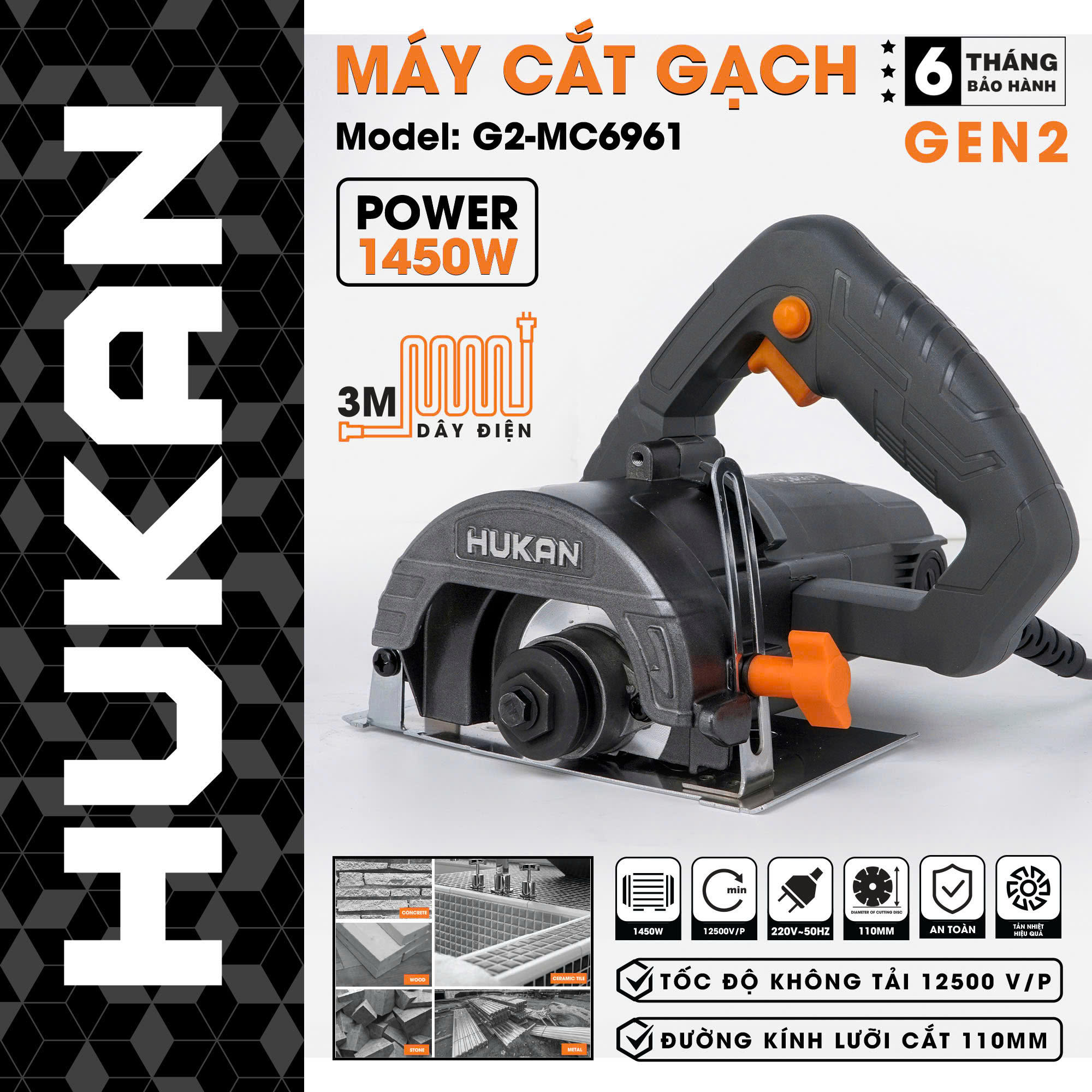 Máy Cắt Gạch điện G2-MC6961