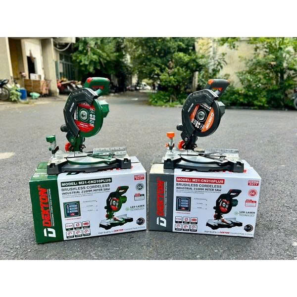 Máy Cắt đa Năng Pin 21V Dekton M21-CN210PLUS, Cắt Gỗ, Cắt Nhôm, Cắt Nghiêng 45 Độ