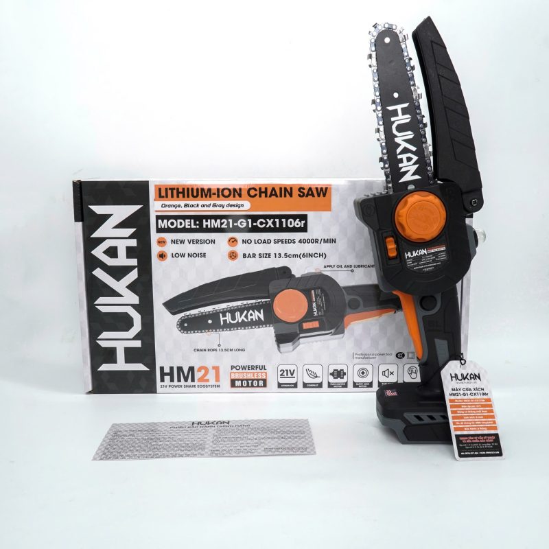 Thân Máy Cưa Xích Pin 21V 6INCH HM21-G1-CX1106r