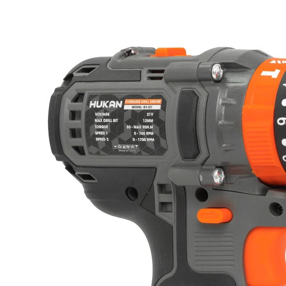 Bộ Máy Khoan Pin 21V Hukan G1-I21 Lực Siết 90Nm động Cơ Không Chổi Than Kèm Pin Sạc
