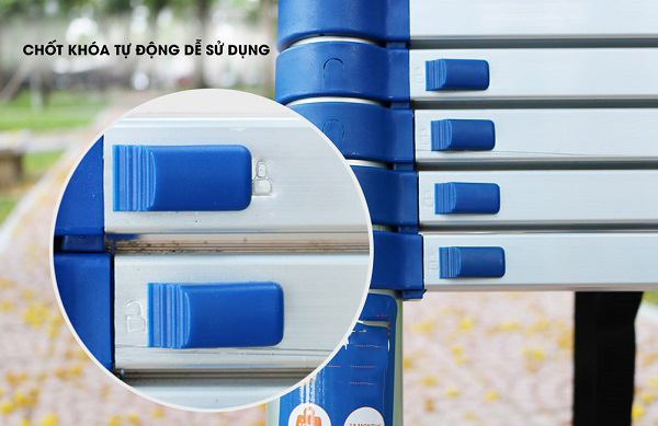 Thang Nhôm Rút Đôi Chữ A 3.8M 6 Bậc NIKAWA NK-38AI-Pri