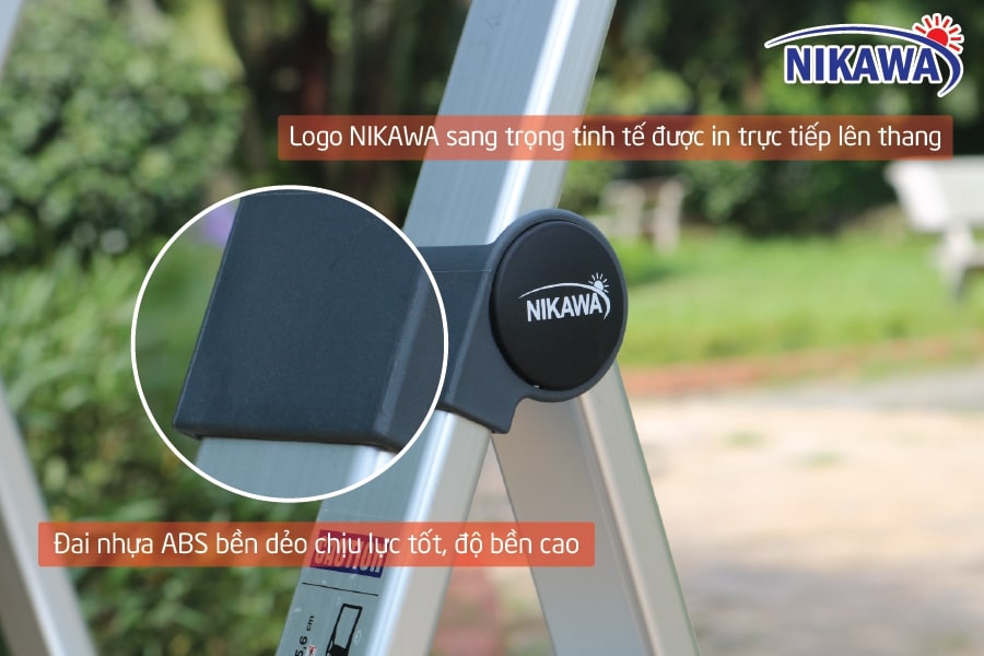 Thang Ghế Nhôm Siêu Mỏng 3 Bậc Cao 1m3 Nikawa NK-3SL