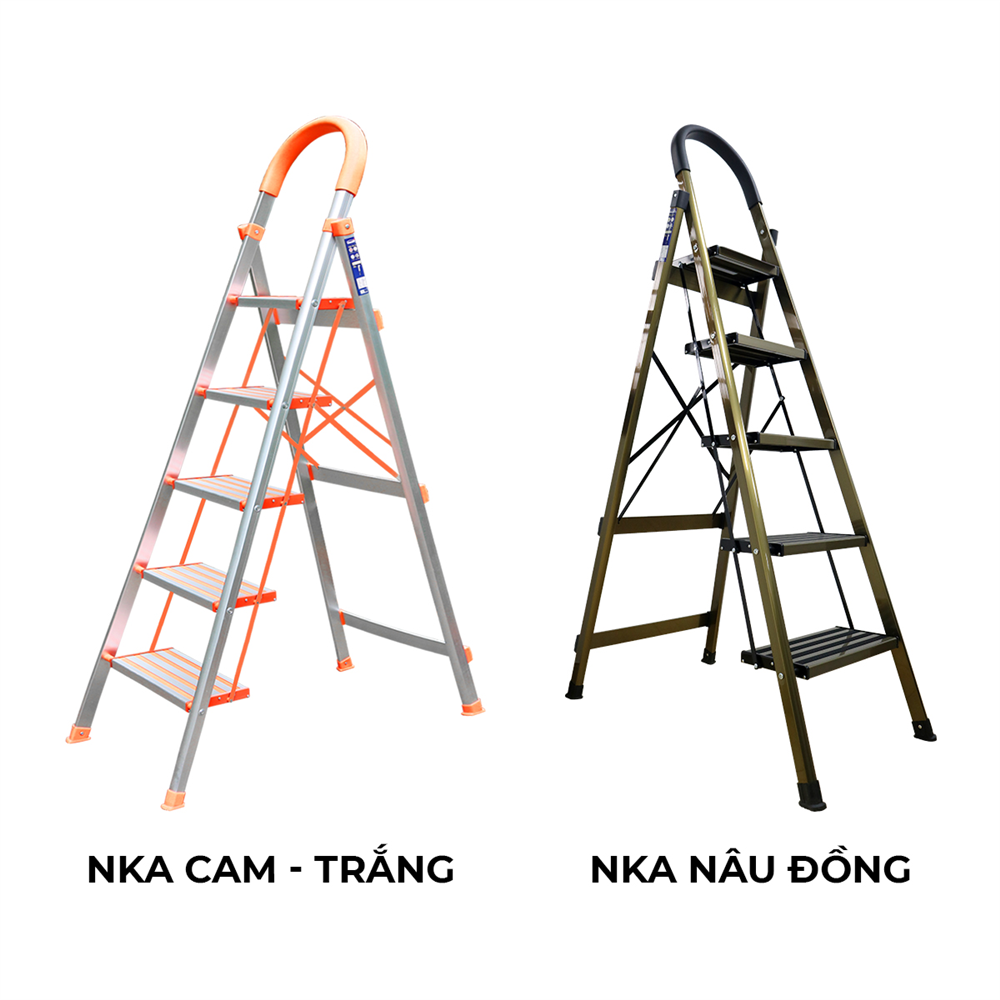 Thang Ghế 5 Bậc Cao 167cm Nikawa NKA-05, Tải Trọng 150kg, Đáp Ứng Tiêu Chuẩn EU