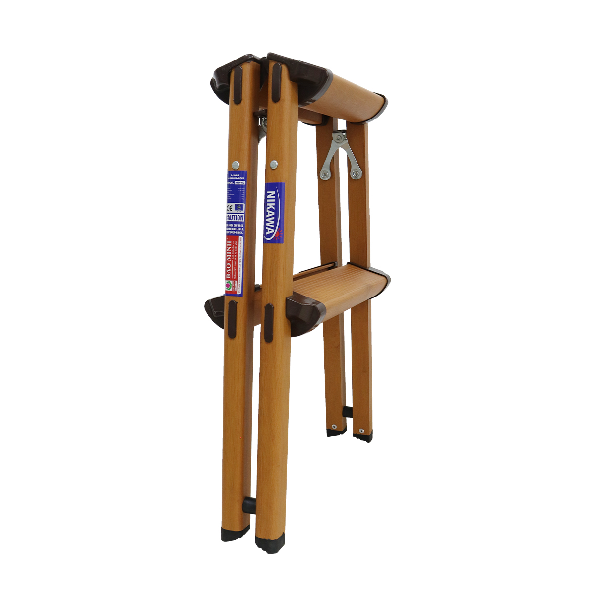 Thang Ghế Nhôm Chữ A 4 Bậc 57CM Gấp Gọn Nikawa NKD-02