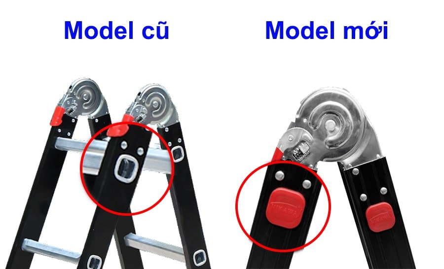 Thang Nhôm Gấp đoạn Nikawa NKG-44, Cao 2m32, Gấp Gọn 4 đoạn
