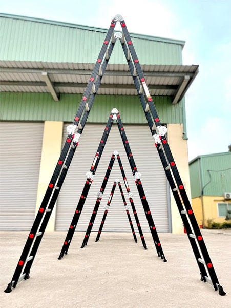 Thang Nhôm Gấp đoạn Nikawa NKG-45, Cao 2m84, Tải Trọng 150kg