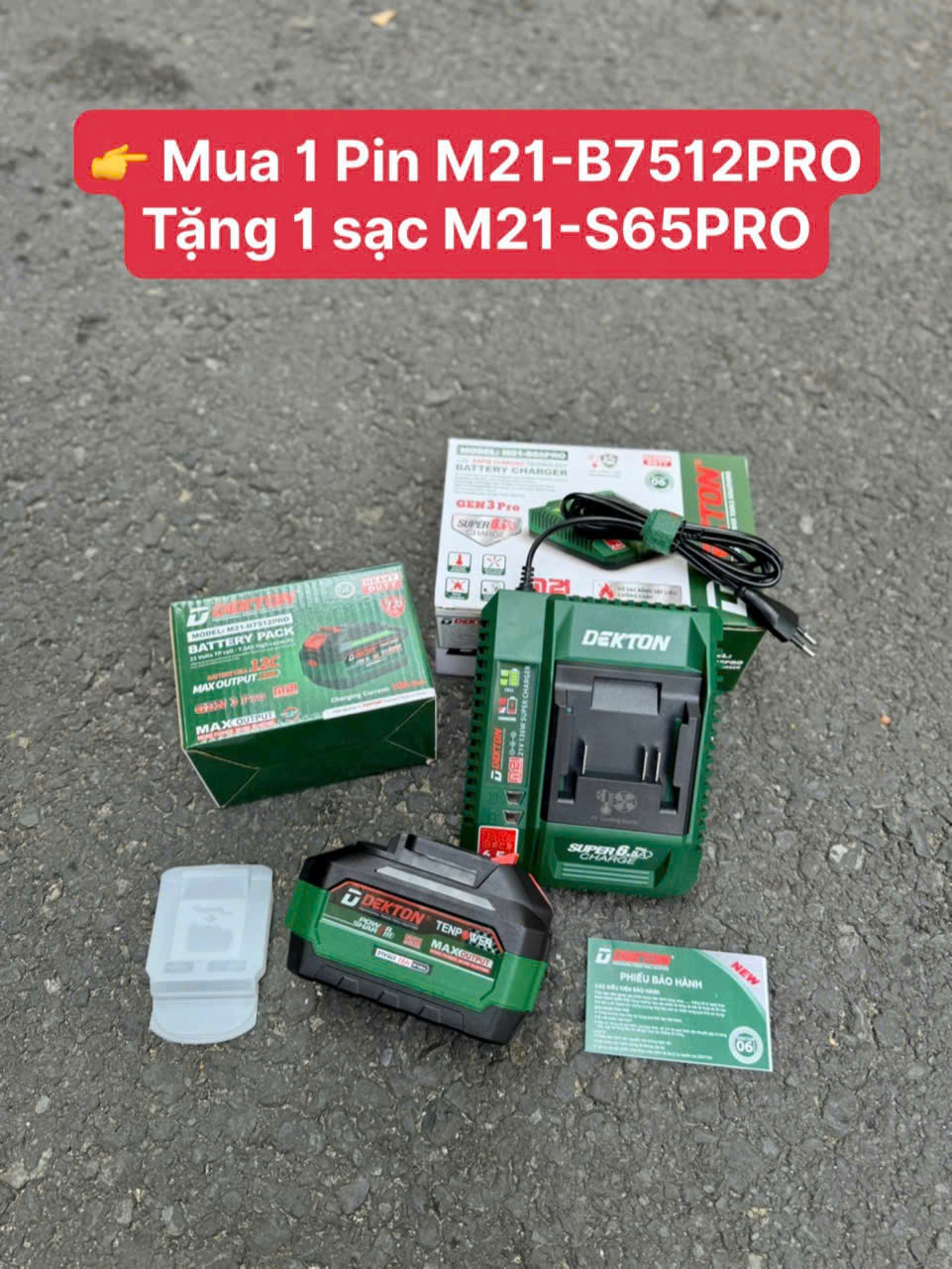 Pin Dekton PIN M21-B7512PRO 15Cell 7.5.0Ah