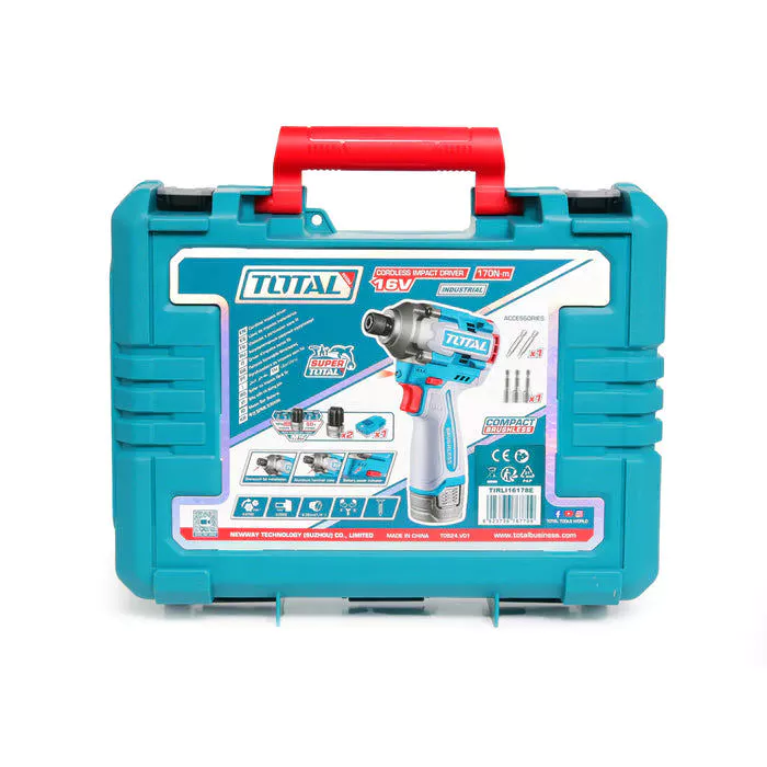 Máy Siết Vít Không Chổi Than Dùng Pin Lithium 16V Total TIRLI16178
