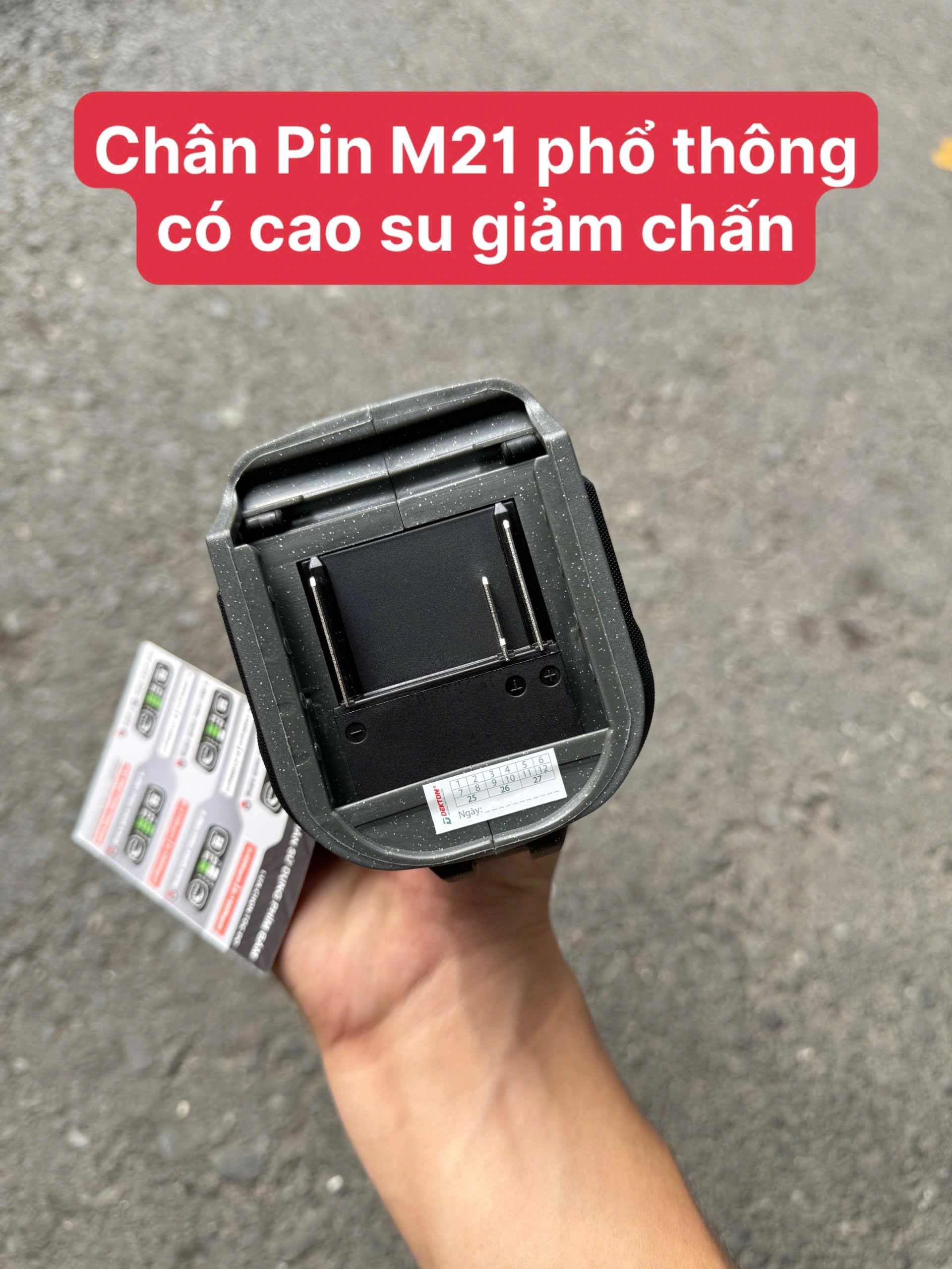 Máy Siết Bulong DEKTON Dùng Pin 21V M21-IW398PLUS Lực Siết 398Nm