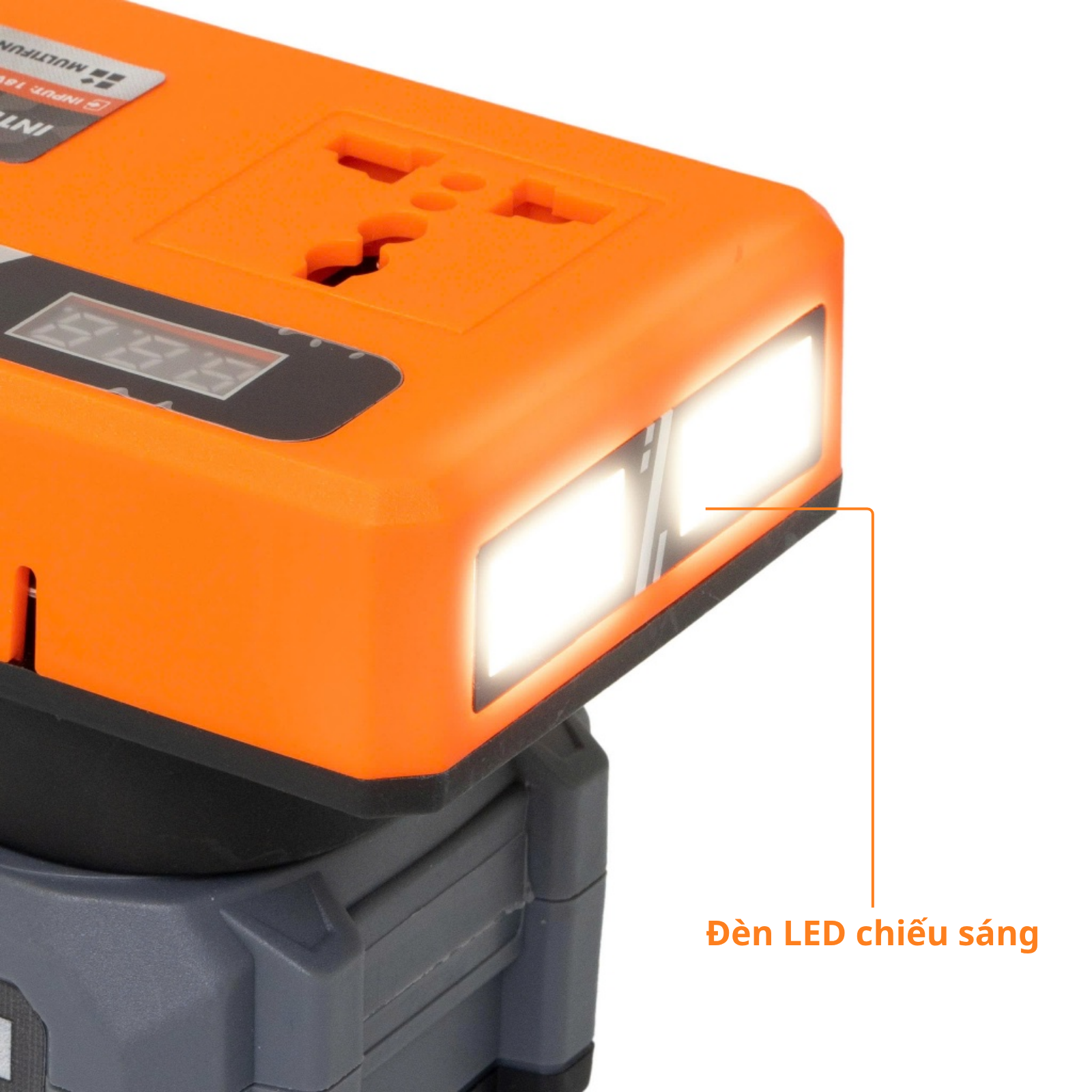 Đế Chuyển Đổi Nguồn Điện Hukan G1-BCN0218, Có Đèn LED
