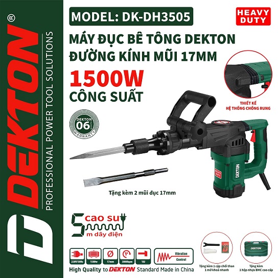 Máy đục Bê Tông DEKTON DK-DH3505 | AN TOOLS
