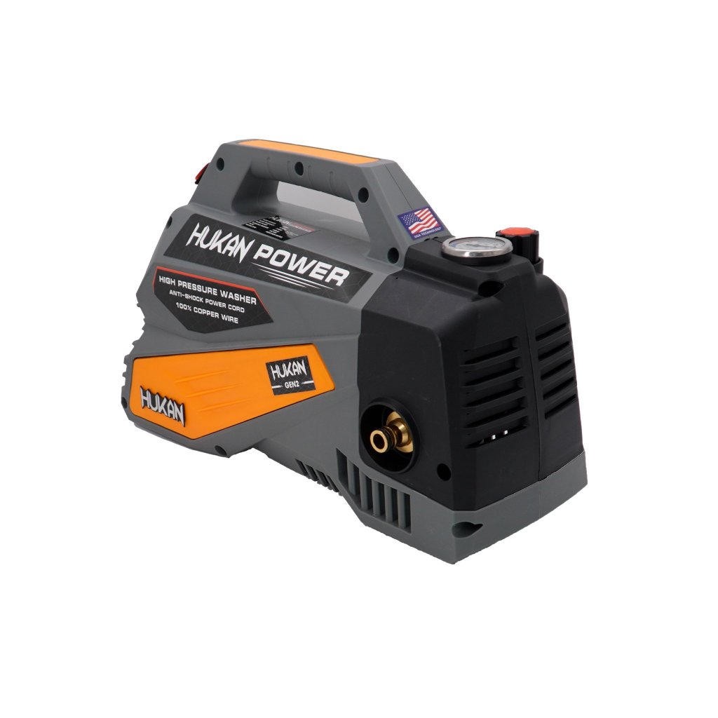 Máy Rửa Xe Chỉnh áp HUKAN HK-CWM2700, Công Suất 2700W, Có ÁT CHỐNG GIẬT, Bơm PIT-TÔNG TRIPLEX