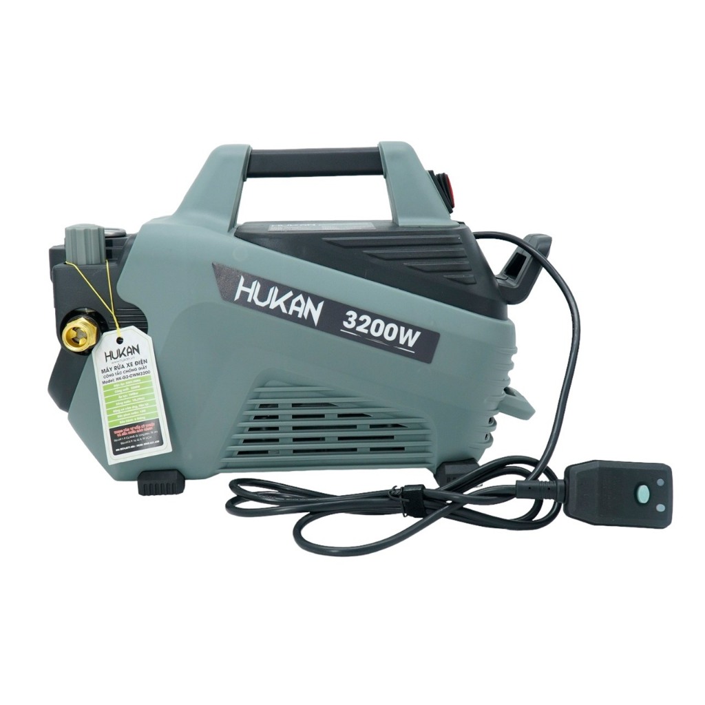 Máy Rửa Xe Chỉnh áp HUKAN HK-G2-CWM3200, Công Suất 3200W, Phiên Bản Mới Nhất Dây Dài 15m