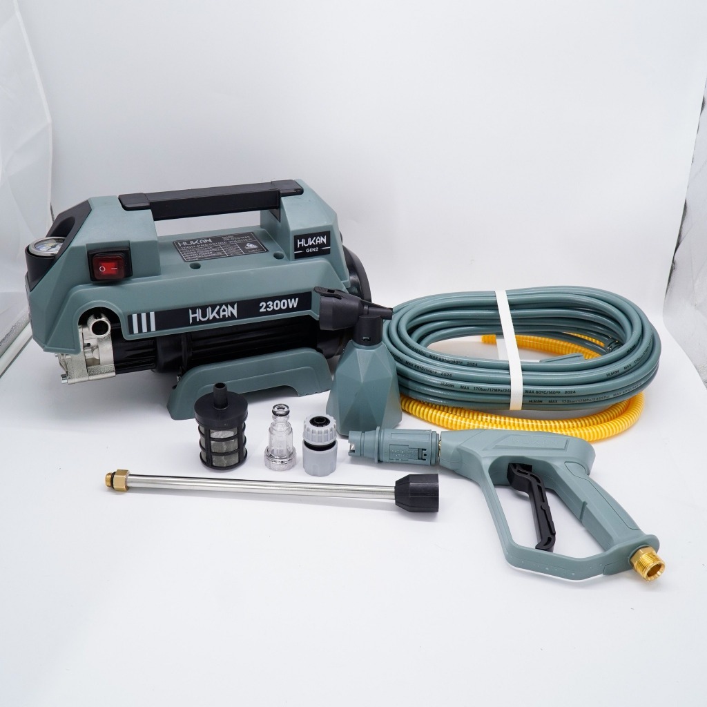 Máy Rửa Xe CÓ CHỐNG GIẬT HUKAN HK-G2CW85, Công Suất 2300W, Động Cơ Không Chổi Than, Lưu Lượng 9 Lit/phút