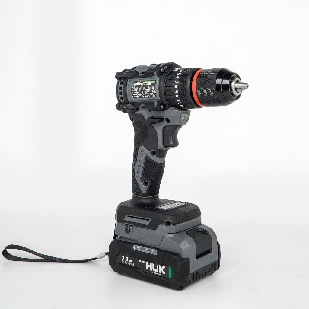 Máy Khoan Pin HUKAN G2-Z1300, Không Chổi Than, 60Nm, 3 Chức Năng 13 Ly, Có Khóa Trục CÓ TẠO XUNG