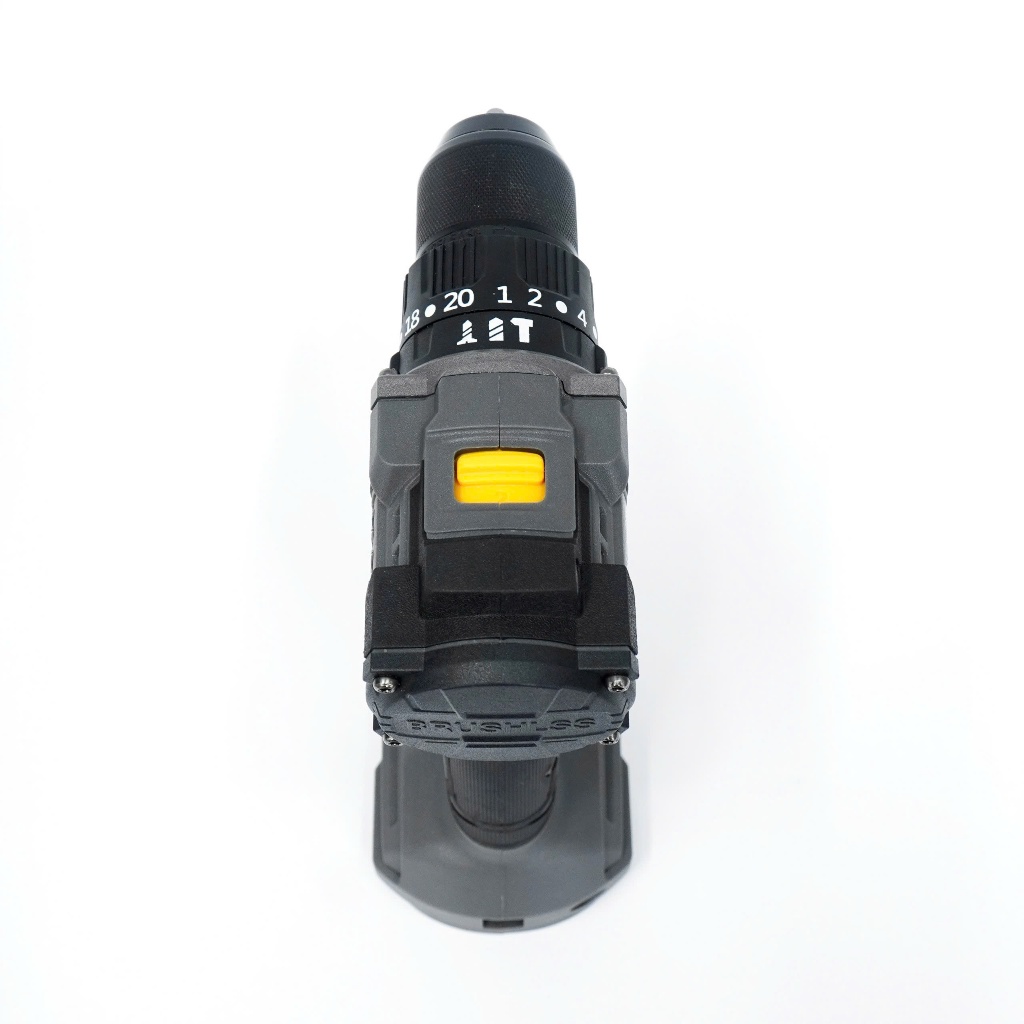 Máy Khoan Pin HUKAN HM21-G2MK1065P, 3 Chức Năng, Không Chổi Than, 10mm, Có Khóa Trục