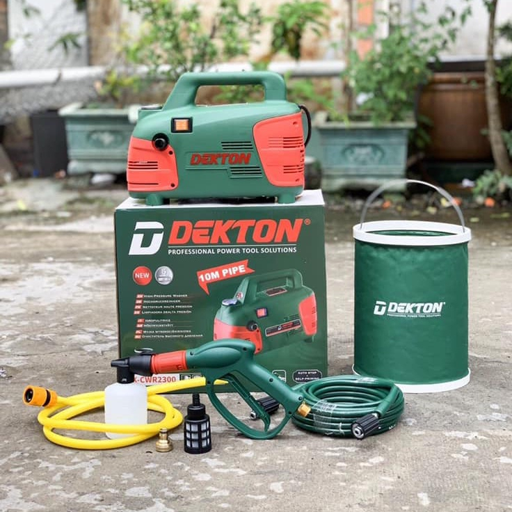 Máy Rửa Xe Dekton DK-CWR2300 - Công Suất 2300W Thiết Kế Hiện đại Sang Trọng Giảm Thiểu Tiếng ồn
