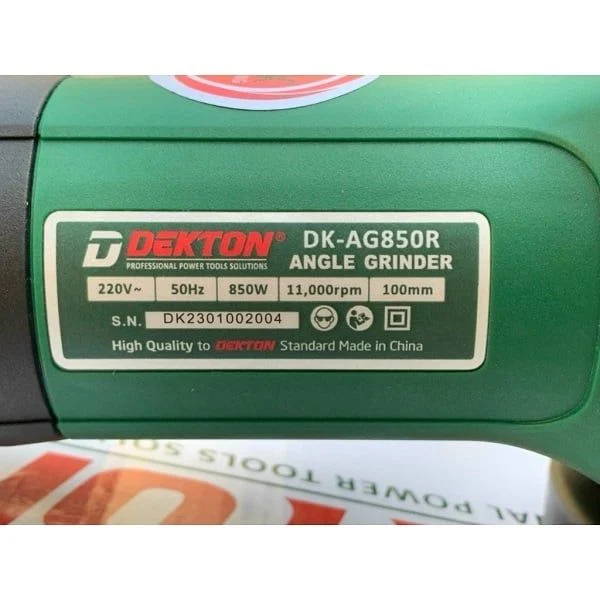 Máy Mài Góc Tay Ngắn Công Tắt Trượt DEKTON DK-AG850R