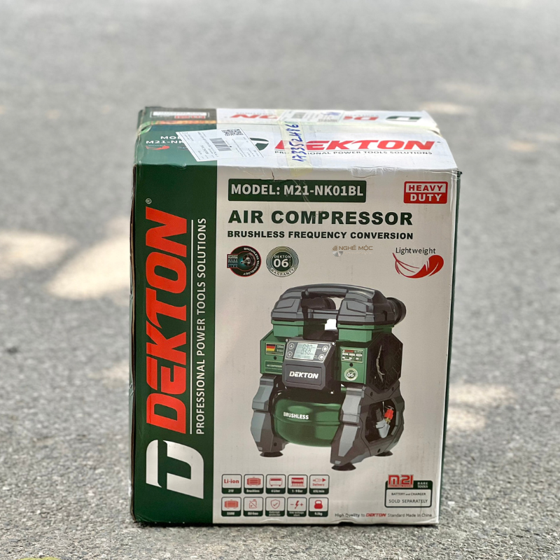 Máy Nén Khí DEKTON 9L 1.5HP M21-NK01BL Chính Hãng