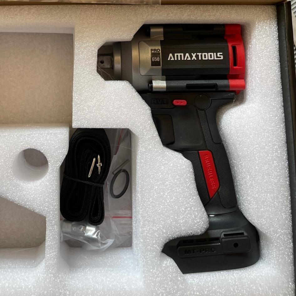 Máy Siết Bulong Amaxtools 650Nm ABL66012SW Bảo Hành Chính Hãng