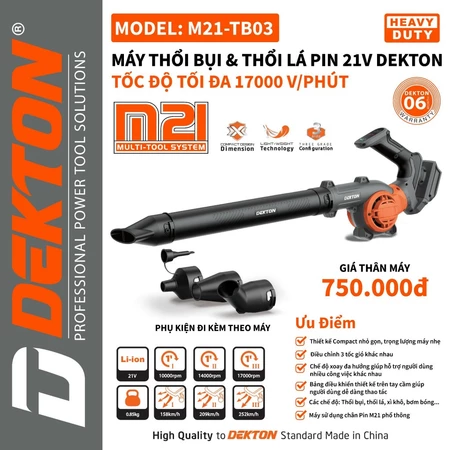 Máy Thổi Bụi Dekton M21-TB03