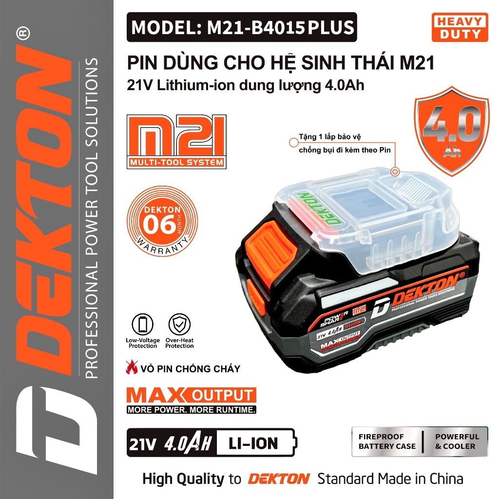 Pin Dekton M21-B4015Plus