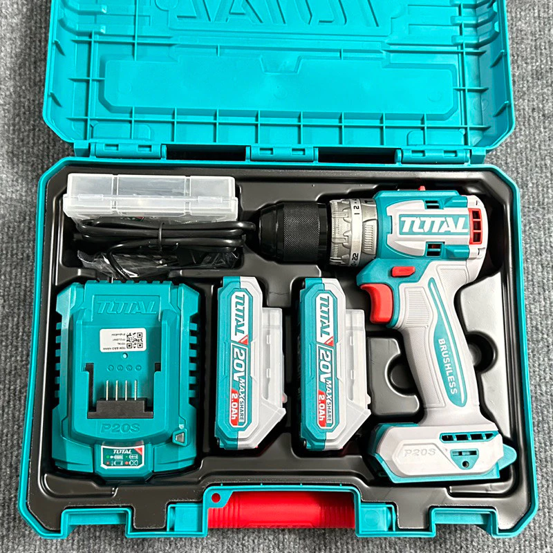 Máy Khoan động Lực Dùng Pin 20V Total TIDLI200215