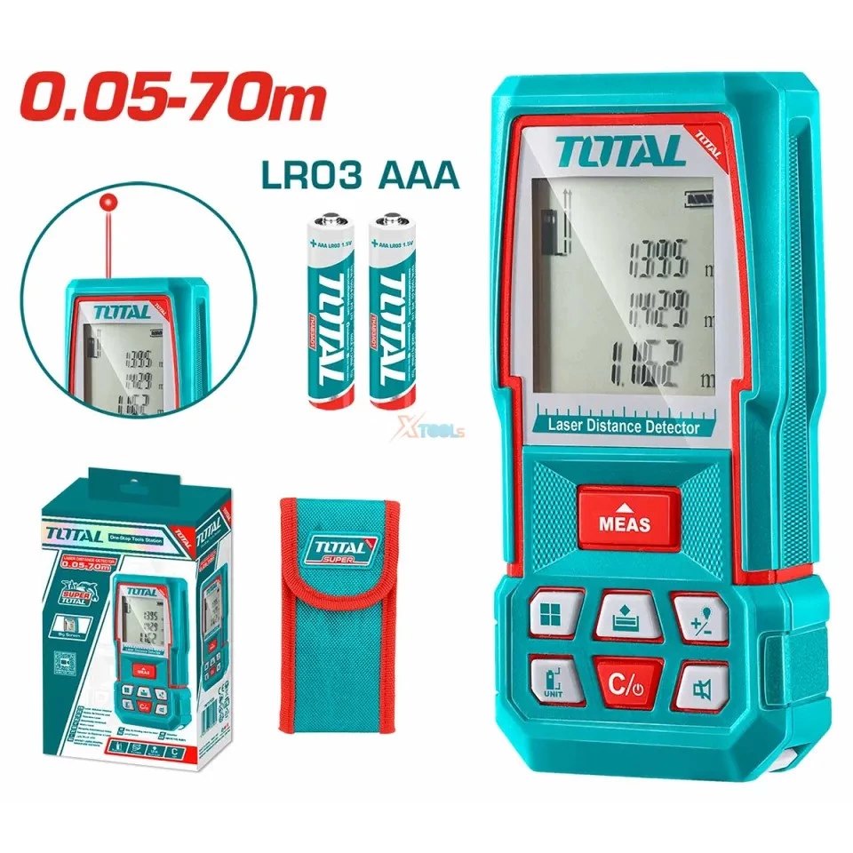 Bộ Combo Máy Đo Khoảng Cách TMT57026 Và Máy đo Mức Cân Bằng Tia Laser Xanh TLL156601