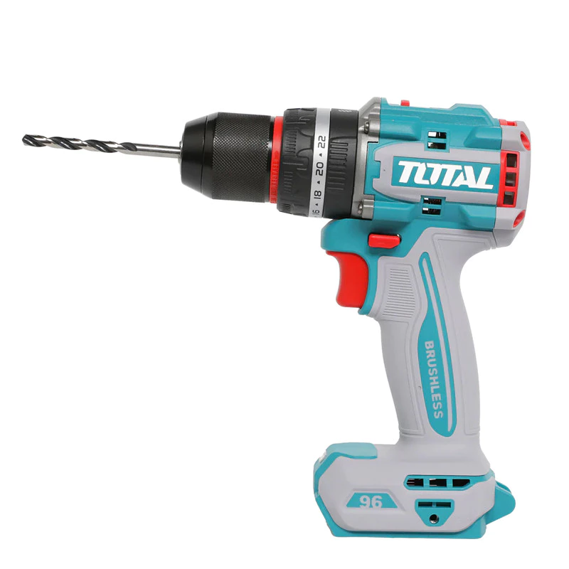 MÁY KHOAN BÚA KHÔNG CHỔI THAN DÙNG PIN 20V (KHÔNG KÈM PIN & SẠC) 96NM TOTAL TIDLI209681 - HÀNG CHÍNH HÃNG