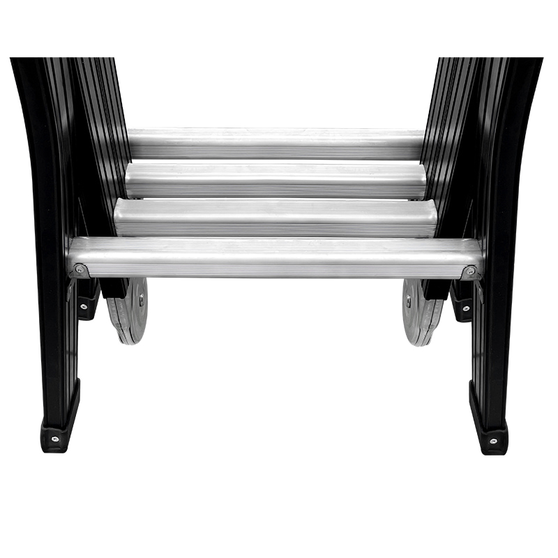 Thang Nhôm Gấp Đa Năng 4 Đoạn 6 Bậc Nikawa NKG-46C, Cao 3m85 - 7m Mã NKG 46C
