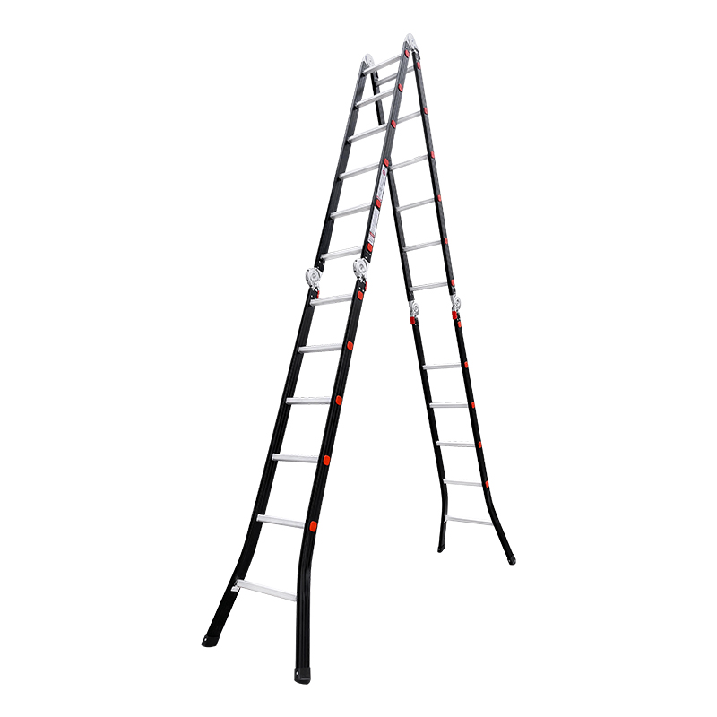 Thang Nhôm Gấp Đa Năng 4 Đoạn 6 Bậc Nikawa NKG-46C, Cao 3m85 - 7m Mã NKG 46C
