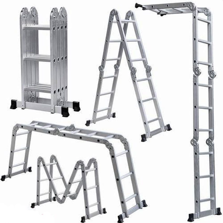 Thang Nhôm Gấp 4 Khúc Đa Năng 4m7 Ameca AMC-M204