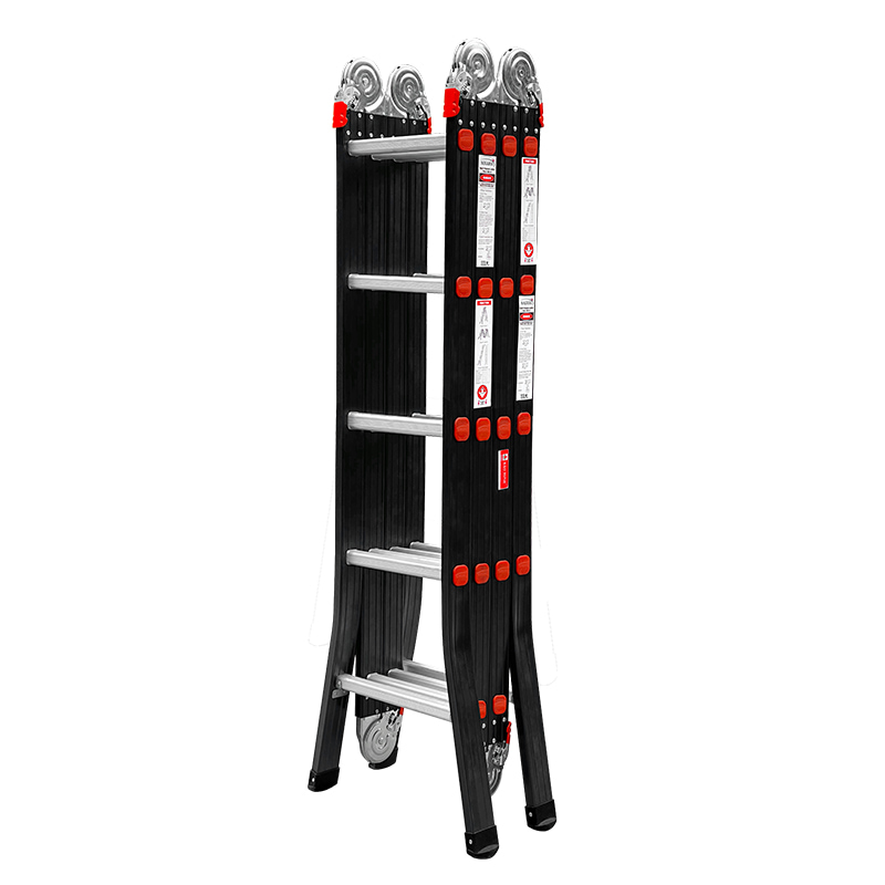 Thang Nhôm Gấp Đa Năng 4 Đoạn 5 Bậc Nikawa NKG-45C, Model NKG 45C Cao 2m84 - 5m87