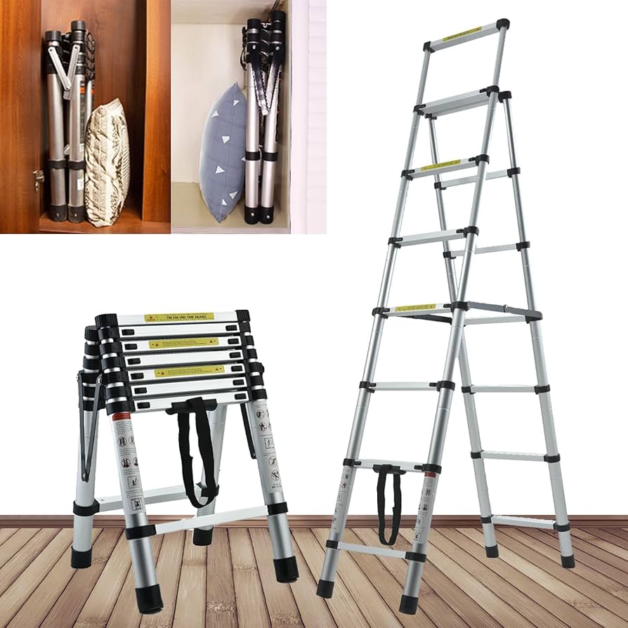 Thang Nhôm Rút/Xếp Đôi Đa Năng 5m6 Ameca AMI-560
