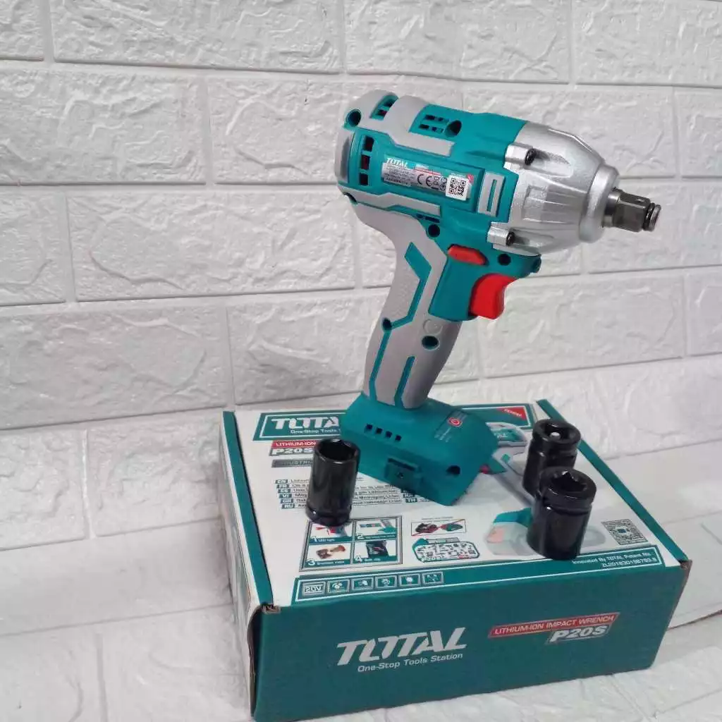 MÁY SIẾT BULOONG 300Nm DÙNG PIN 20V (KHÔNG KÈM PIN VÀ SẠC) TOTAL TIWLI20010