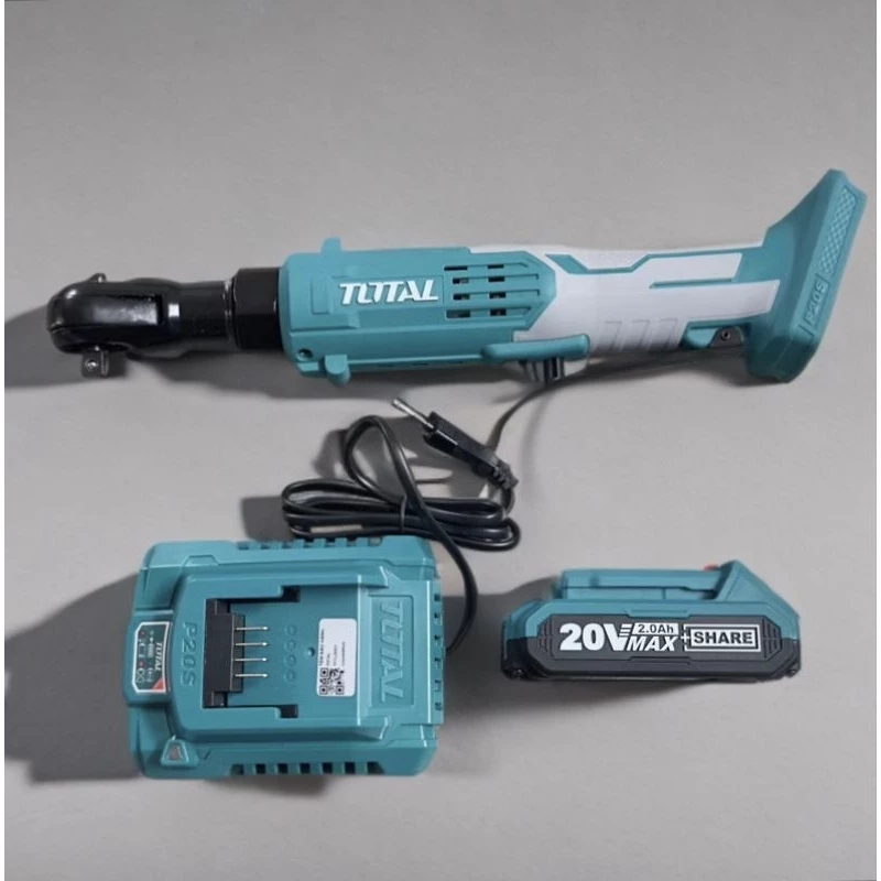 Máy Siết Bu Lông Góc Dùng Pin Lithium 20V Total TDRLI206015 TOTAL HÀNG CHÍNH HÃNG