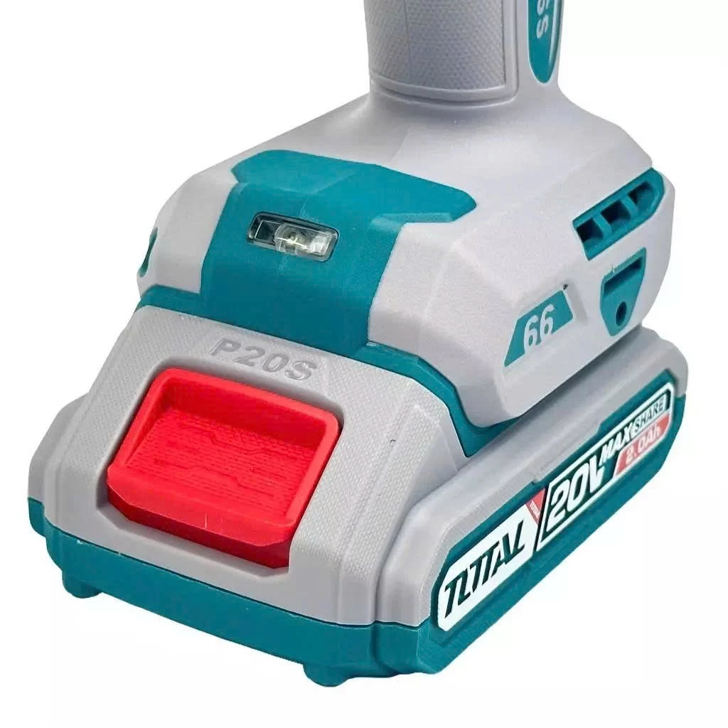 Máy Khoan Búa Dùng Pin 20V Total TDLI205582 (Động Cơ Không Chổi Than, 2 Pin 2.0Ah + 1 Sạc)