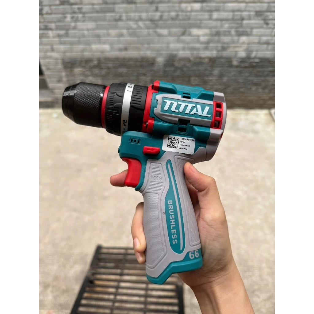 Máy Khoan Vặn Vít Pin 16V Không Chổi Than Total TDLI16682