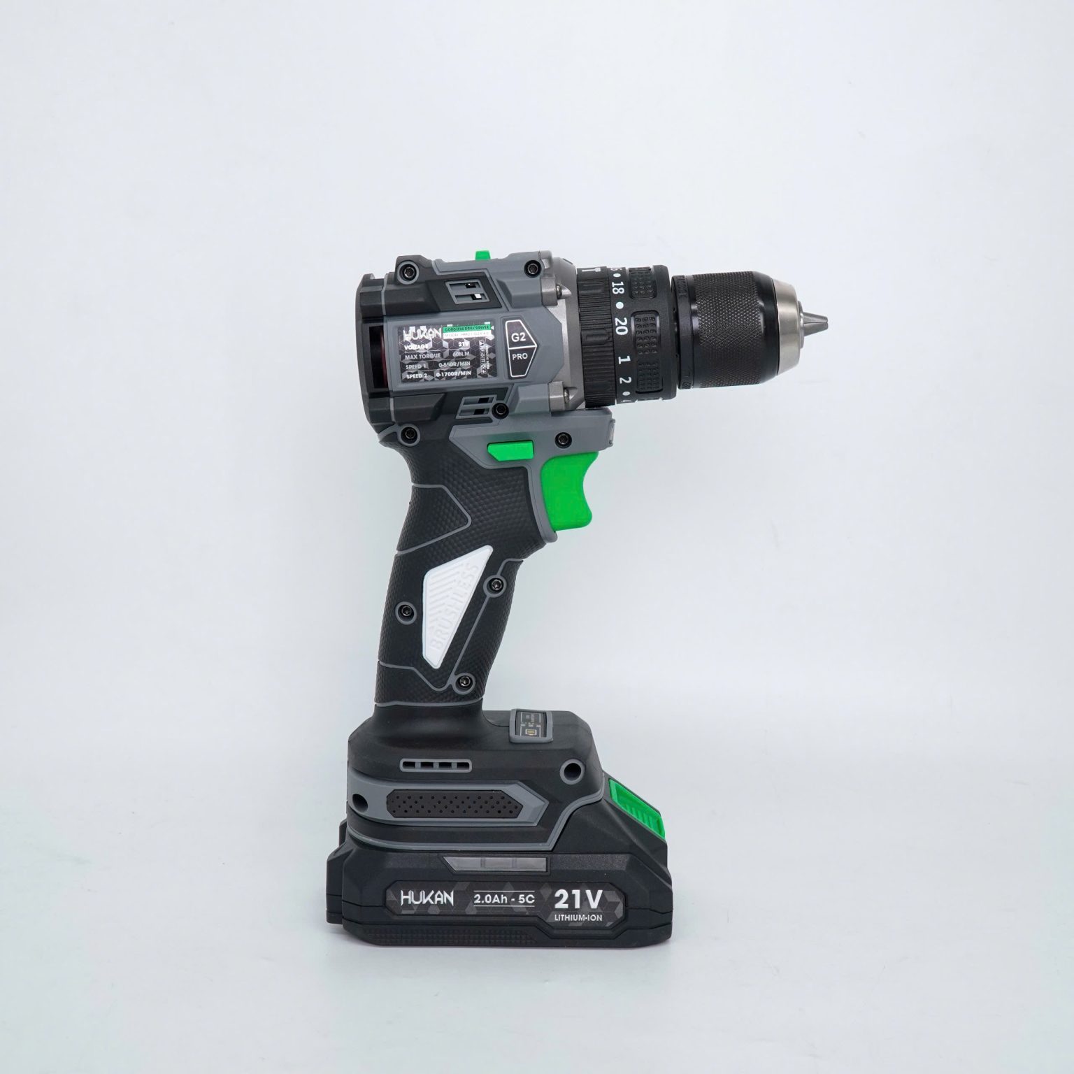 Máy Khoan Pin 3 Chức Năng 10MM HUKAN HM21-G2X-K6 | AN TOOLS