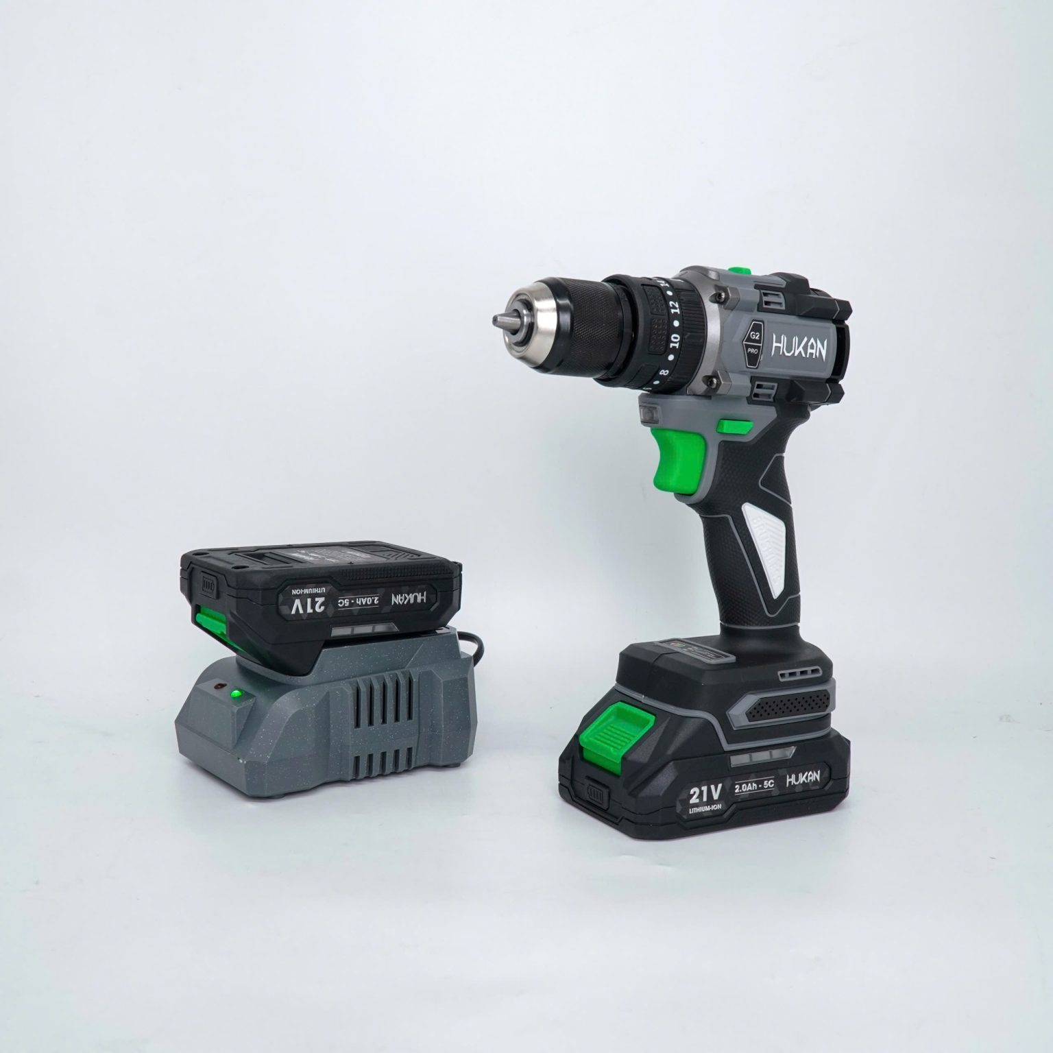 Máy Khoan Pin 3 Chức Năng 10MM HUKAN HM21-G2X-K6 | AN TOOLS